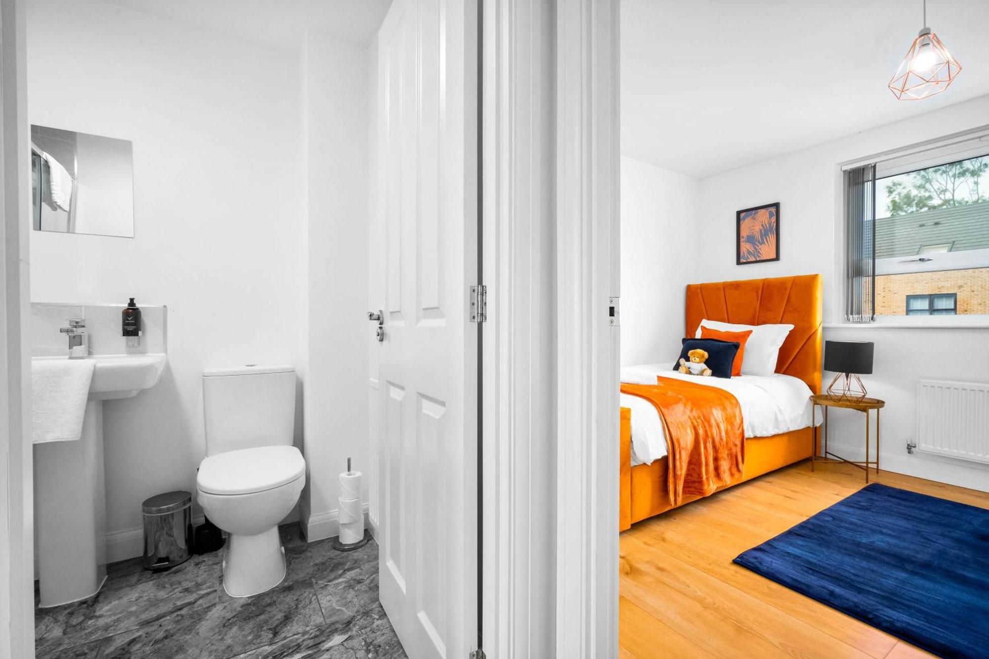Luxury City Centre 5 Bed House With En-Suite, Bbq, On-Site Parking By Azura Nights Birmingham Ngoại thất bức ảnh